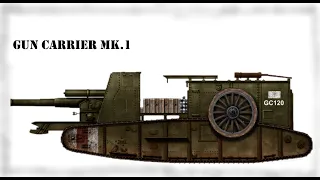 История САУ Gun Carrier Mark I - #Первые