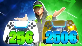 25€ vs 250€ CONTROLLER in FORTNITE! 🎮 - Welcher ist besser?