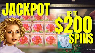JACKPOT! up to $200 spins! CRAZY HIGH LIMIT GAMBLING IN LAS VEGAS LIVE SLOT PLAY