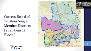 Lone Star College Special Meeting on Redistricting Community Input on Proposed Maps, Feb. 23, 2022