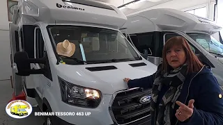 Scopri Benimar Tessoro 463 UP modello 2021: Gabriella di Toscana Camper te lo presenta