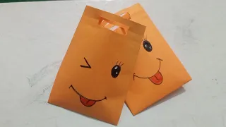 How to make paper shopping bag easy and beautiful |paper origami bags making at home |crafts |diy