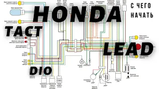 Электрооборудование скутера Honda - для чайников