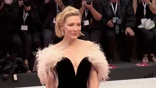 Cate Blanchett on the red carpet for the Premiere of A Star is Born at the Venice Film Festival