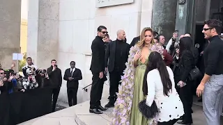 Jennifer Lopez at FASHION SHOW ￼ ELIE SAAB IN PARIS 24/January/2024