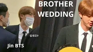 BTS Jin came to his brother's Wedding