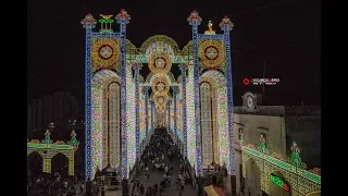 Scorrano - Santa Domenica 2017 - Prima Accensione De Cagna Luminarie