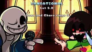 Fnf Indie Cross | Sansational but Skeleton Bros Sans and Chara Sings it