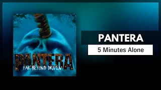 Pantera - 5 Minutes Alone (Drums and Bass Backing Track with Guitar Tabs)