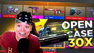 ISSO NUNCA ACONTECEU ANTES, OPEN 30x CHAMELEON CASE! - STANDOFF 2