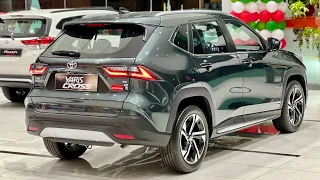 2024 Toyota Yaris Cross Greenish Gunmetal Mica Metallic Color | Walk-around |