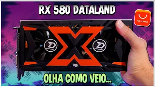 NÃO Compraria NOVAMENTE - RX 580 8GB Dataland do AliExpress - A VERDADEIRA!