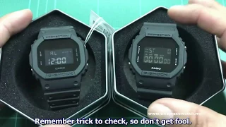 Check point for origianl DW-5600BB, with software test.(ENG SUB)