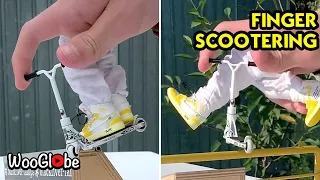 Pro Finger Scooter Tricks 2020 || WooGlobe