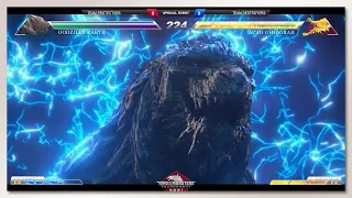 Godzilla Earth vs Void Ghidorah with Healthbars