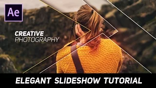 After Effects Tutorial - Elegant and Clean Slideshow Animation