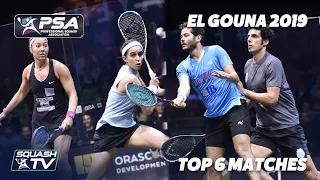 Squash: El Gouna 2019 - Top 6 Matches
