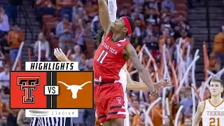 No. 8 Texas Tech vs. Texas Basketball Highlights (2018-19) | Stadium
