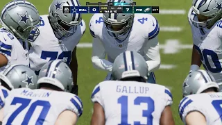 Madden NFL 24 | Dallas Cowboys vs Philadelphia Eagles - Round 10 2024/25 | Gameplay PS5