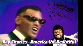 Ray Charles - America The Beautiful Live REACTION