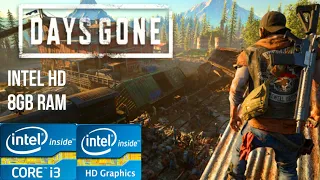 Days Gone  Intel HD 520 core i3 6th gen 8GB RAM Low End PC gameplay