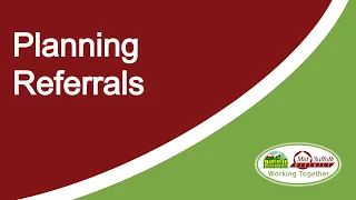 Mid Suffolk Planning Referrals Committee - 13/11/2019