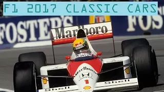 ALL F1 2017 CLASSIC CARS + ENGINE SOUNDS (ONBOARD) | F1 2017 PS4/Xbox/PC GAMEPLAY! |