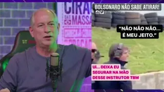 CIRO GOMES REAGE ÀS "HABILIDADES" BÉLICAS DE JAIR BOLSONARO | REACT DO CIRÃO