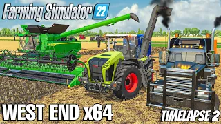 FIRST MILLION HARVEST OF CROPS | West End | Farming Simulator 22 - Episode 2