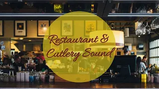 1 Hour Restaurant background ambiance with cutlery sound no music!!!🍽🥂☕✨✨