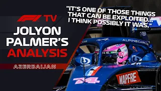 Alonso's Crafty Qualifying Strategy | Jolyon Palmer's F1 TV Analysis | 2022 Azerbaijan Grand Prix