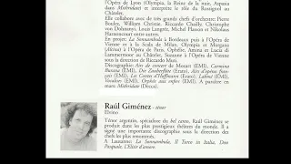 Raúl Giménez - Natalie Dessay - Bellini - La Sonnambula - 1998