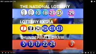 The National Lottery Draws - (Saturday 21st July 2001) (results only)