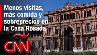 Investigación de CNN encuentra irregularidades en la compra de comida en la Casa Rosada en Argentina