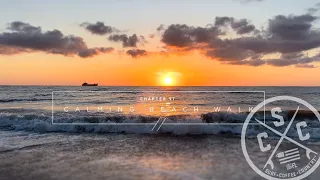 Dredge Ship Orange Sunrise 4k Walk! | Chapter 97 #beach #seasideescape  #seasideliving #coastalwalk