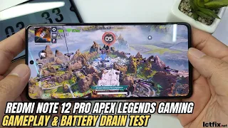 Redmi Note 12 Pro Apex Legends Gaming test | Dimensity 1080, 120Hz Display