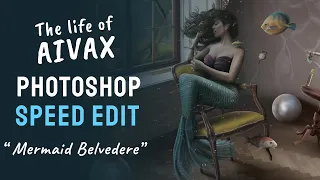 Photoshop Speed Edit - "Mermaid Belvedere"