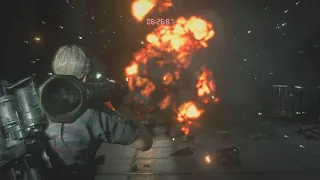 Rocket Launcher in Slow Motion - Resident Evil 2 (2019)