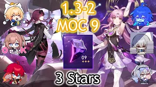 [Honkai: Star Rail] 1.3 Memory of Chaos 9 / MoC 9 : Phrase 2 - E0 Kafka & E0 Seele Carry+Fu Xuan