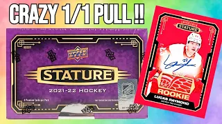 HUGE 1/1 PULL!! 🤯 2021-22 Upper Deck Stature Hockey Box Opening! 🔥