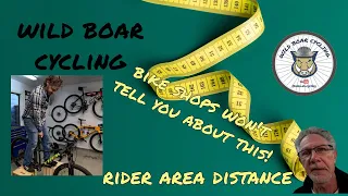 How to know what size mountain bike do you need. RAD - Rider Area Distance for MTB.