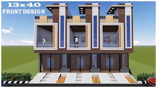 FRONT ELEVATION DESIGN || 13X40