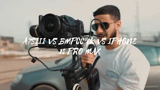 A7SIII VS BMPCC 6K PRO VS IPHONE 12 PRO MAX | VLOG