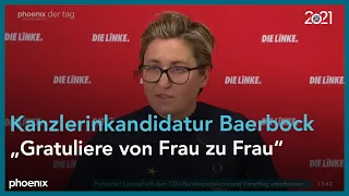 Susanne Hennig-Wellsow zur Kanzlerinkandidatur von Annalena Baerbock am 19.04.21