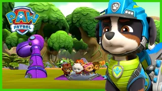 La Patrulla de Cachorros salva a los gatitos de un dinosaurio robot - PAW Patrol Episodio Español