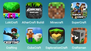 LokiCraft, AtharCraft, Minecraft, Super Craft, Crafting, CubeCraft, Exploration Craft, Craftsman