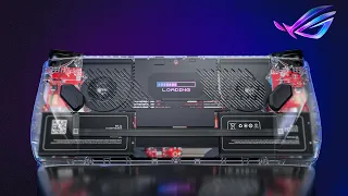 Asus ROG Ally MOD - JSAUX RGB Transparent Back Plate