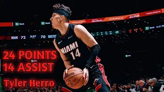 The Phenomenal Tyler Herro Take Over in Game 2 against Boston Celtics! Highlights