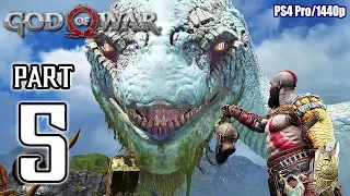 GOD OF WAR Walkthrough PART 5 (PS4 Pro) No Commentary Gameplay @ 1440p ✔