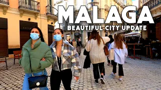 Malaga City Spain Beautiful New Year Update January 2022 Costa del Sol | Andalucía [4K]